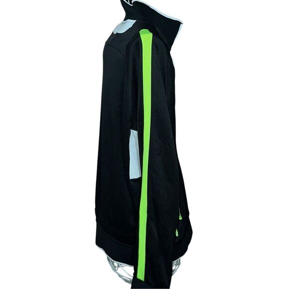 Nice Polo Sport Ralph Lauren Mens size large  Black Green Full Zip Performance J - Picture 6 of 10